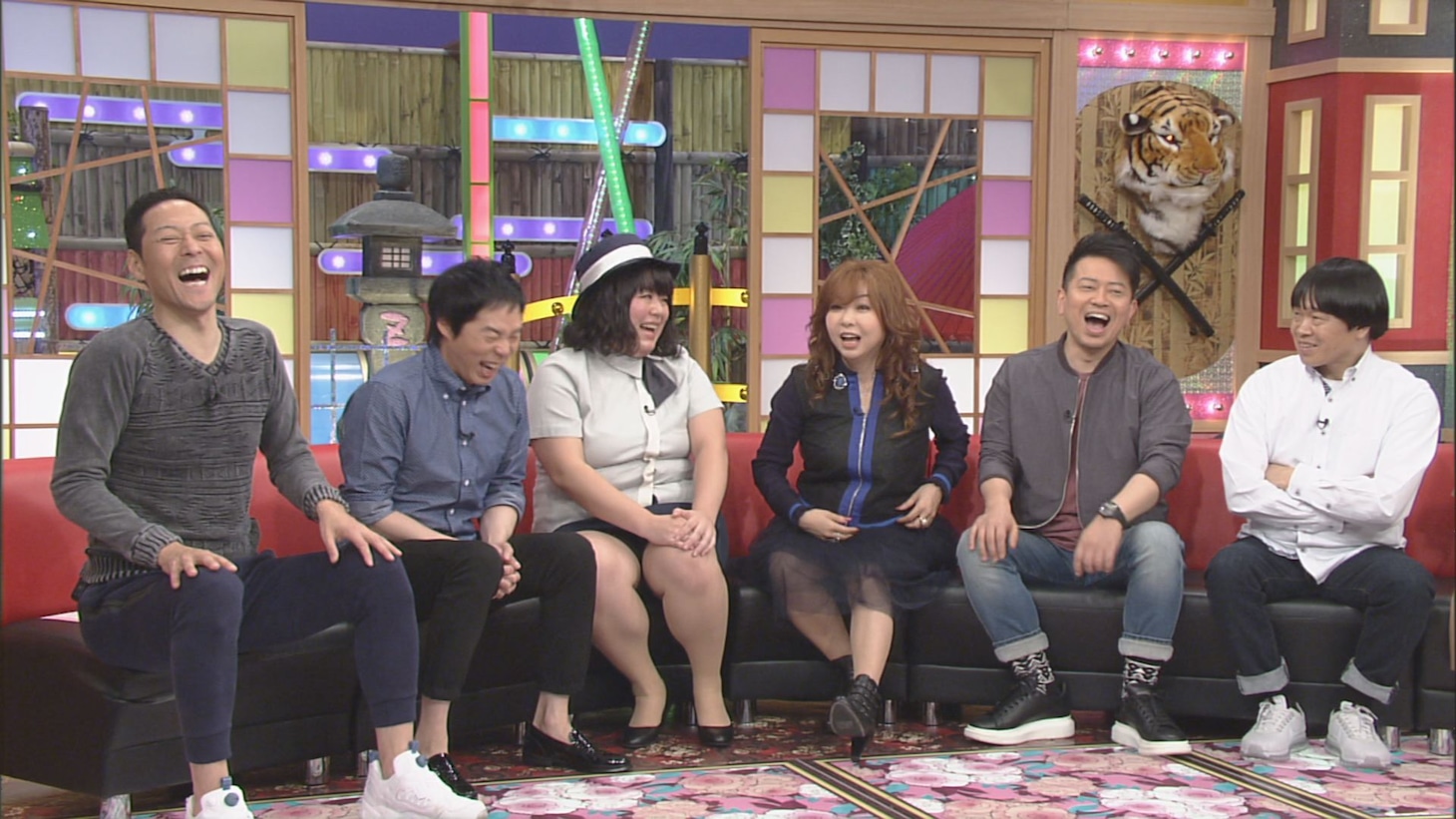 「本能Z」に出演する（左から）東野幸治、今田耕司、堀川絵美、ハイヒール・モモコ、雨上がり決死隊。(c)CBC