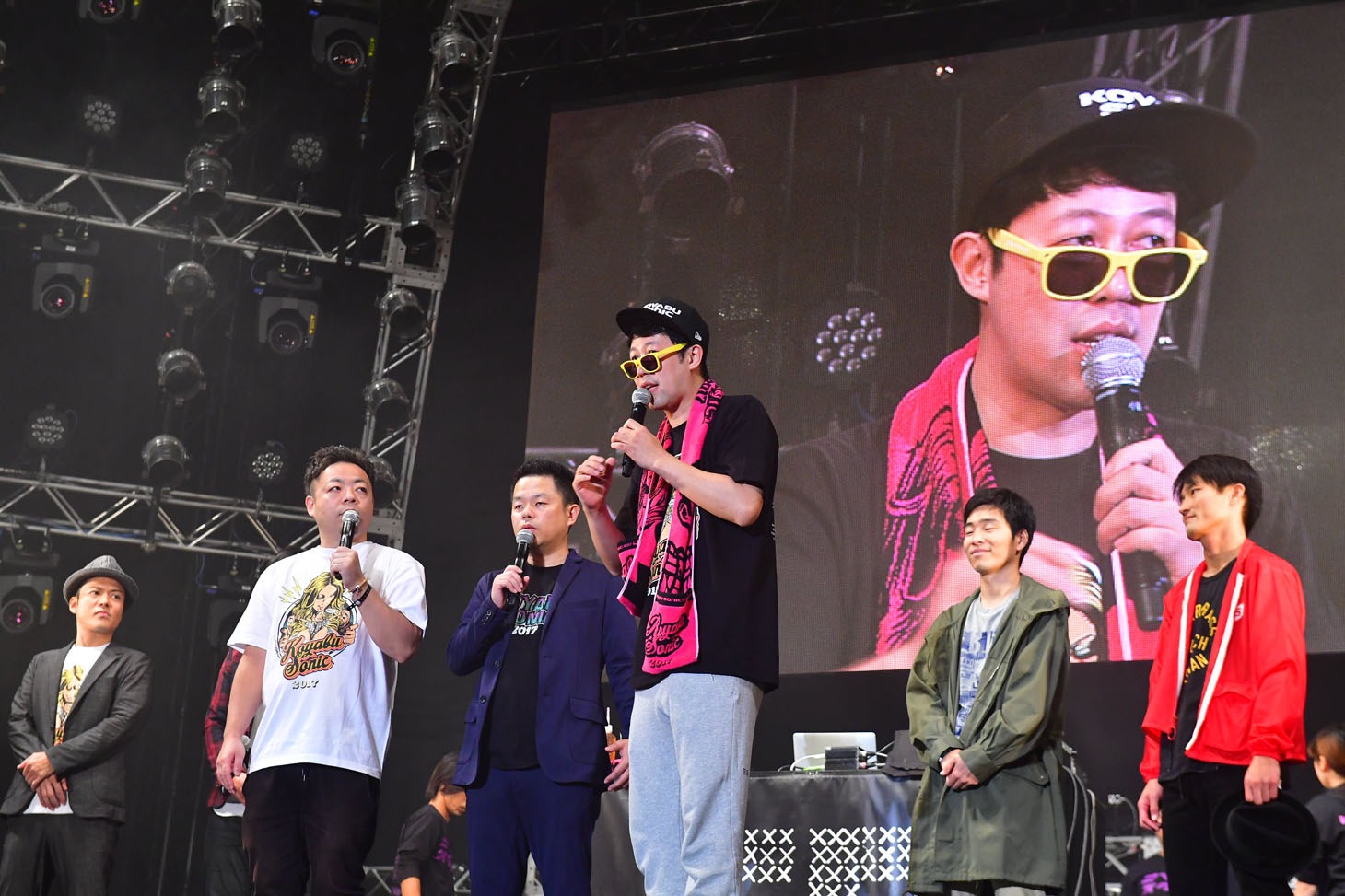 「KOYABU SONIC 2017 supported by タウンワーク」初日の様子。