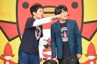 コントを披露する、うしろシティ。(c)TBSラジオ