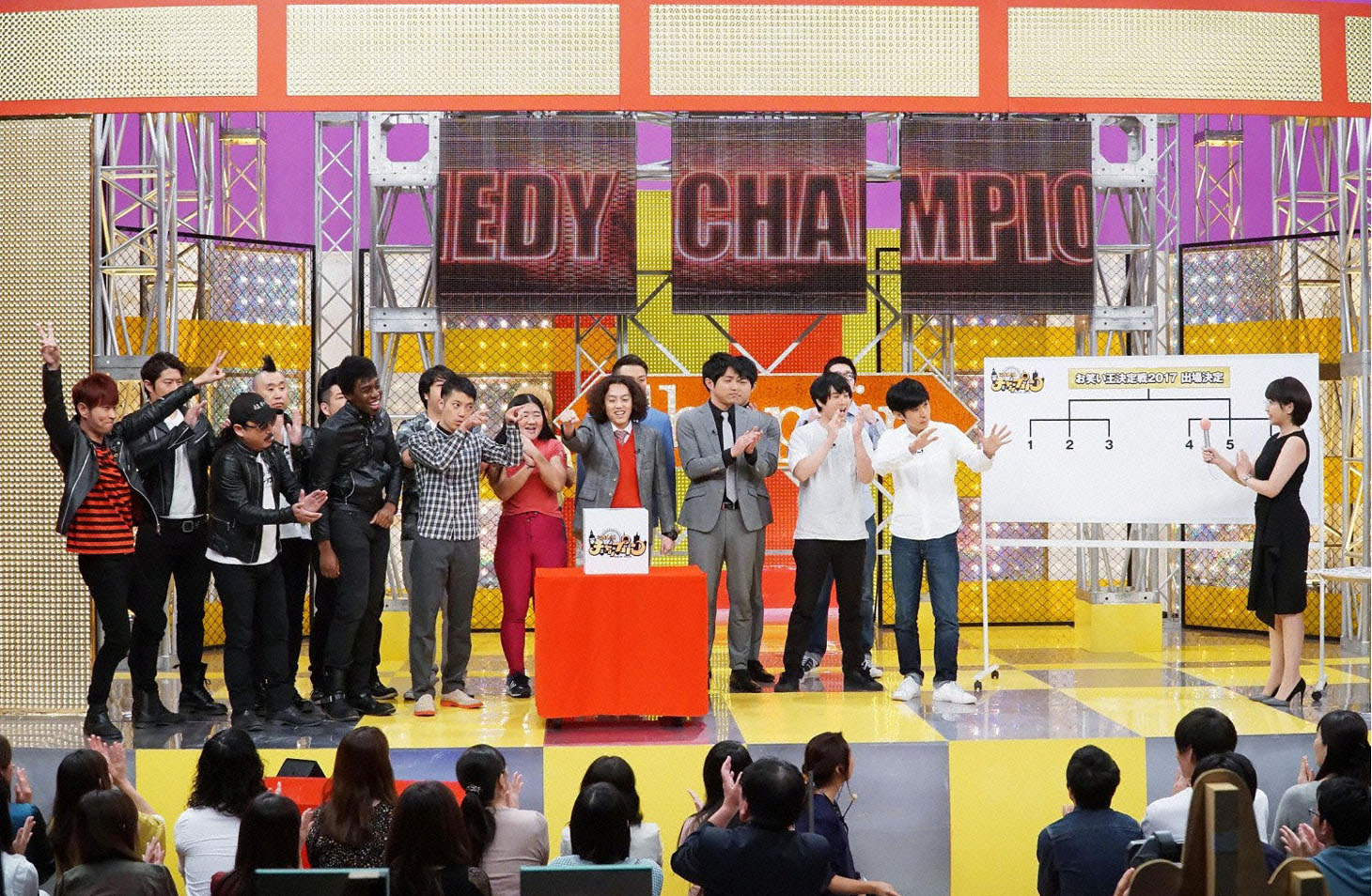 ネタ順抽選の様子。