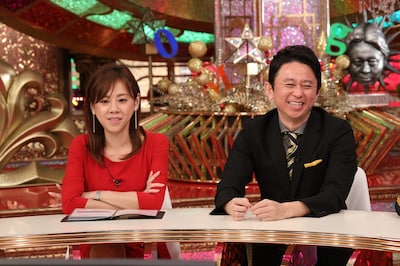 「有吉弘行のダレトク!?」に出演する有吉弘行、高橋真麻（左）。(c)関西テレビ