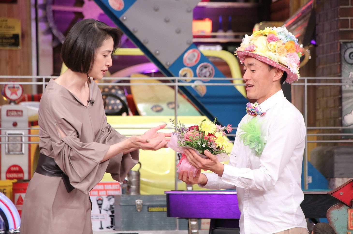 「ウチのガヤがすみません！」のワンシーン。(c)日本テレビ