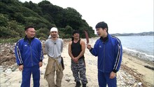 （左から）かまいたち山内、カメ五郎、土田貴弘、かまいたち濱家。(c)ABC
