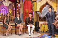 左から池田美優、梨花、ANZEN漫才みやぞん、フットボールアワー後藤。(c)日本テレビ