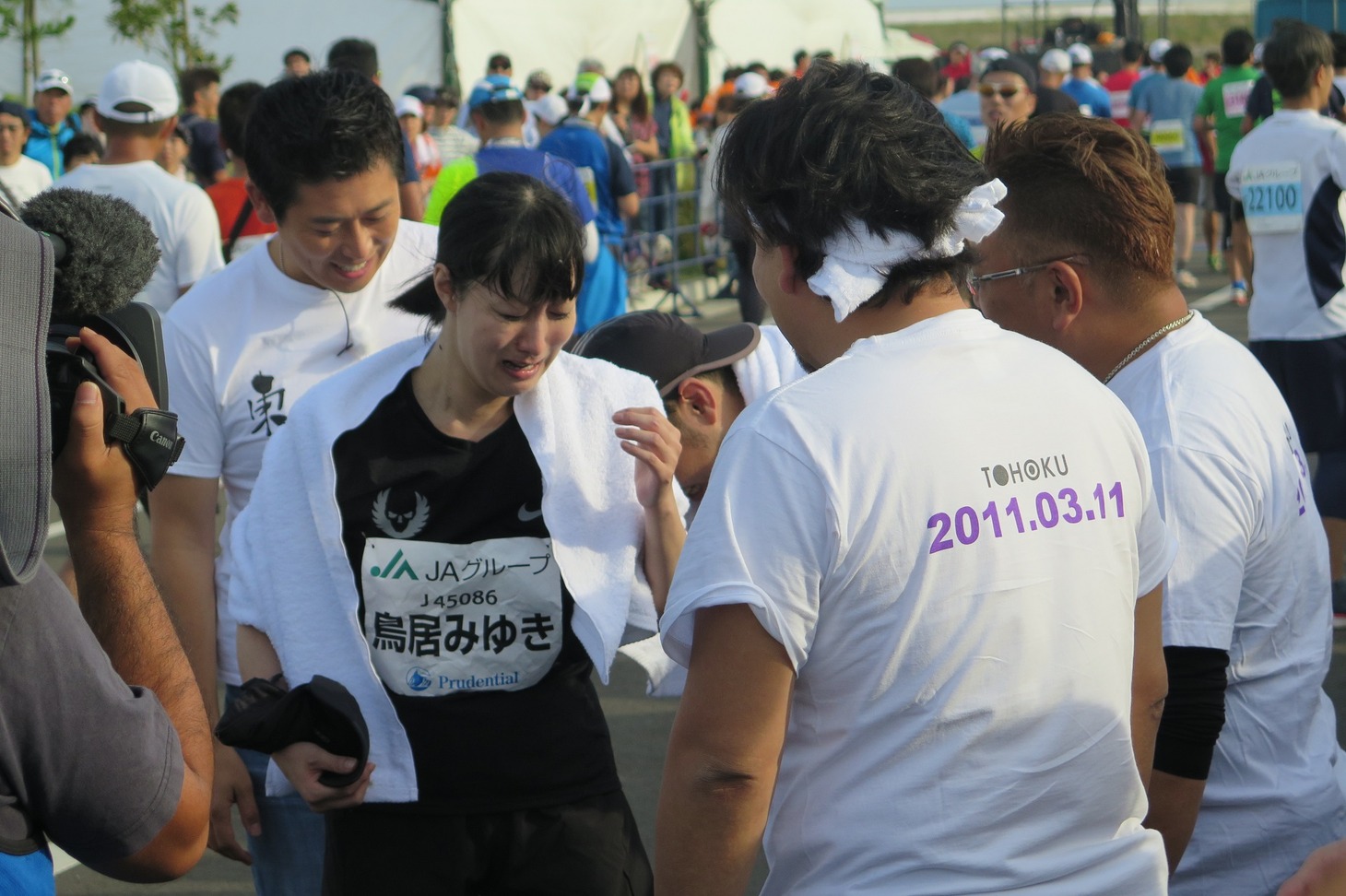 「東北・みやぎ復興マラソン2017」の様子。(c)BSフジ
