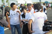 「東北・みやぎ復興マラソン2017」の様子。(c)BSフジ