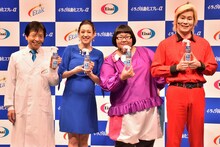 （左から）米村でんじろう、SHELLY、メイプル超合金。