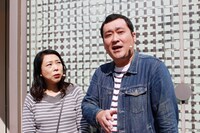 （左から）椿鬼奴、グランジ大。(c)CKYORAKU (c)CKYHD