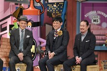 左からシャンプーハット、笑い飯・西田。(c)読売テレビ