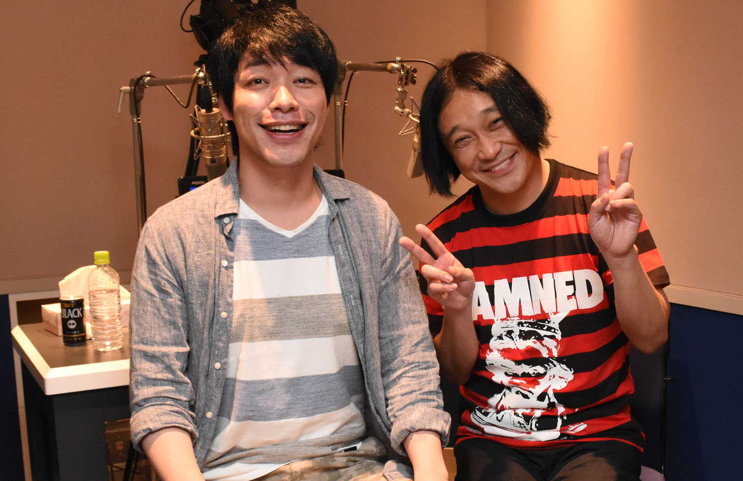 麒麟・川島（左）と永野（右）。