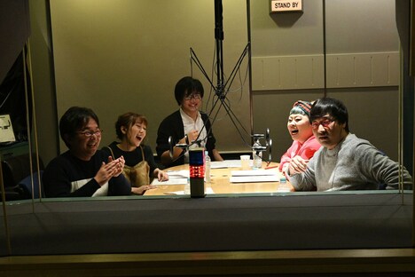 番組収録中の様子。