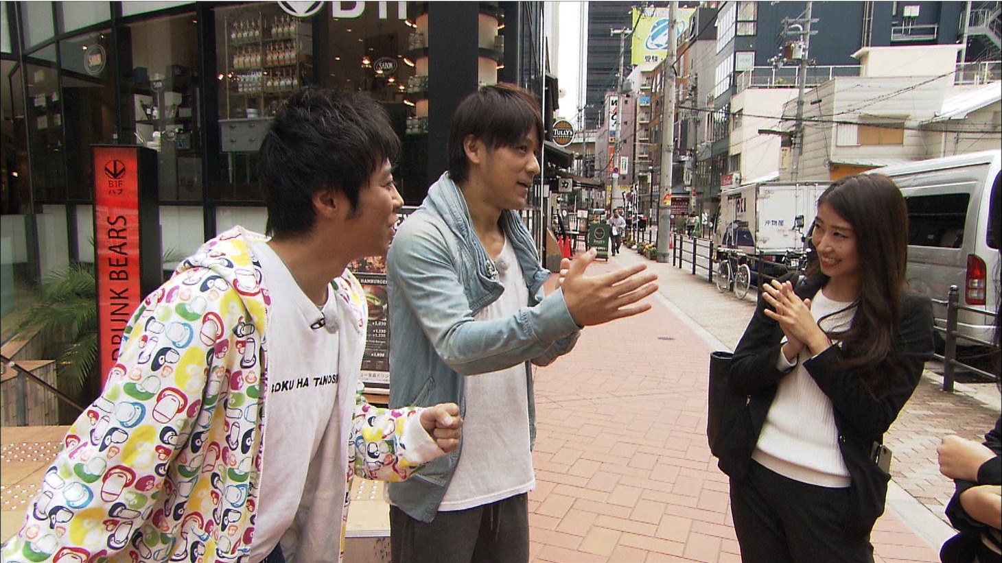 スマイルのロケのワンシーン。(c)ABC