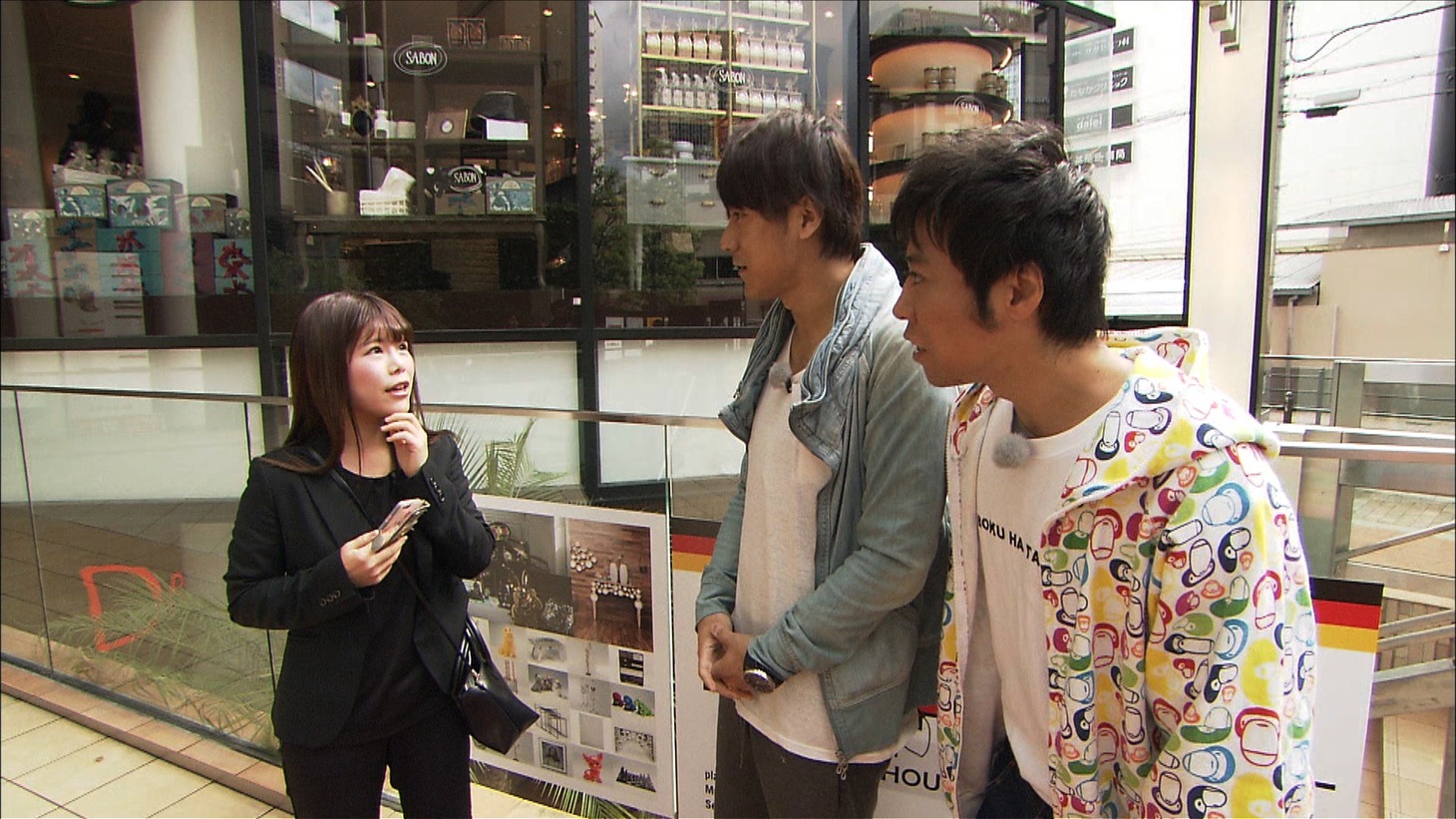 スマイルのロケのワンシーン。(c)ABC