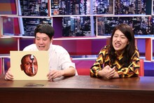 （左から）タカアンドトシ・タカ、横澤夏子。(c)中京テレビ