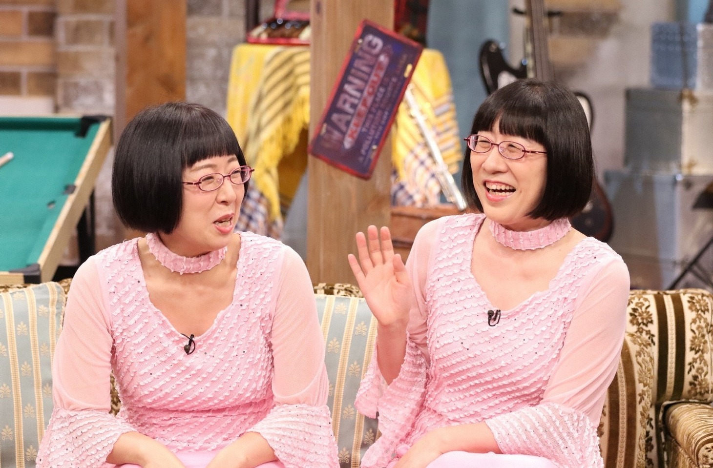 「関ジャニ∞のジャニ勉」に出演する阿佐ヶ谷姉妹。(c)関西テレビ