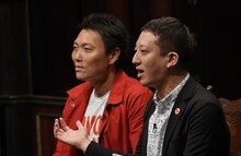 「桃色つるべ」にゲスト出演するサバンナ。(c)関西テレビ