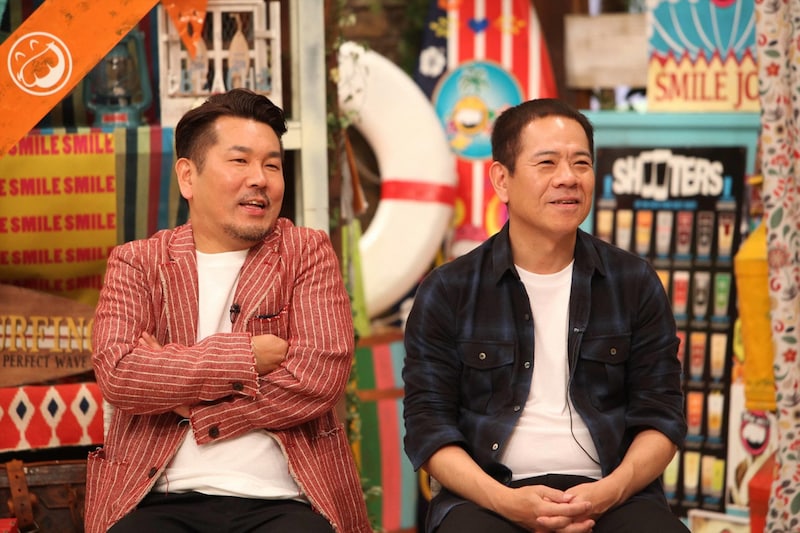 「さんまのお笑い向上委員会」に向上ゲストとして出演する、FUJIWARA。 (c)フジテレビ