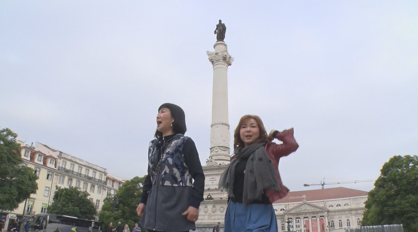 「あさパラ！2時間SP ハイヒールの世界フォトジェニック旅inポルトガル」のワンシーン。(c)読売テレビ