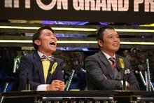 左からカミナリたくみ、中川家・礼二。(c)フジテレビ