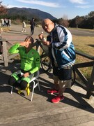 安田大サーカスの（左から）団長安田とクロちゃん。(c)関西テレビ