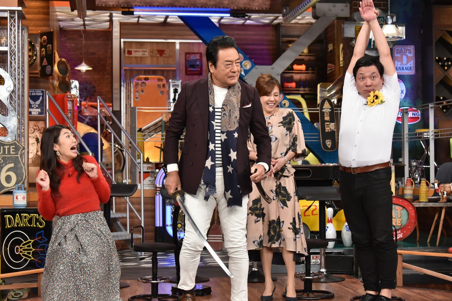「ウチのガヤがすみません！」のワンシーン。(c)日本テレビ