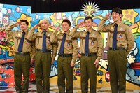 左から月亭方正、ダウンタウン、ココリコ。