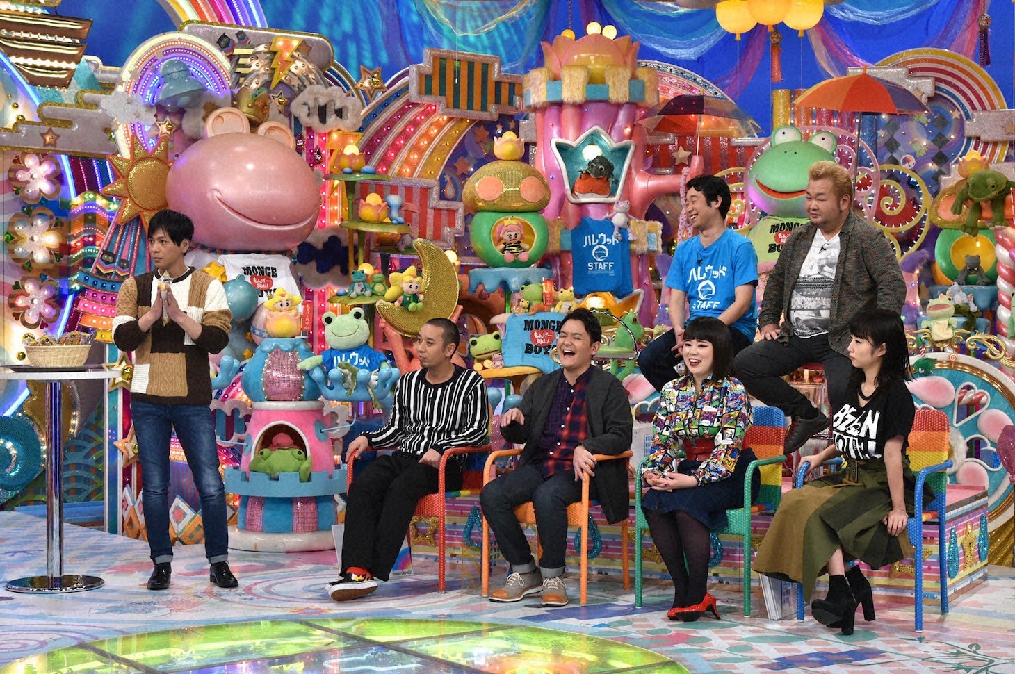 「アメトーーク！」に出演する「岡山盛り上げよう芸人」たち。(c)テレビ朝日