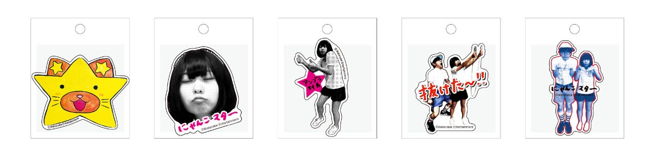 にゃんこスターステッカー（写真は開発中のもの）