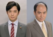 (左から)千葉雄大、トレンディエンジェル斎藤。(c)フジテレビ