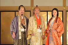 コントで共演する（左から）内村光良、竹中直人、藤野涼子。(c)NHK