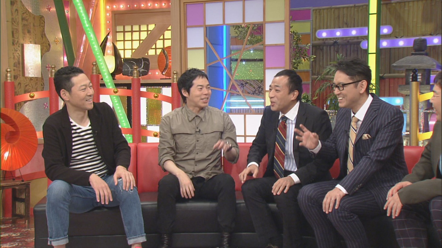 「本能Z」に出演する（左から）東野幸治、今田耕司、ナイツ。(c)CBC