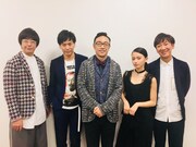 左から東京03豊本、山下健二郎、東京03角田、山本舞香、東京03飯塚。