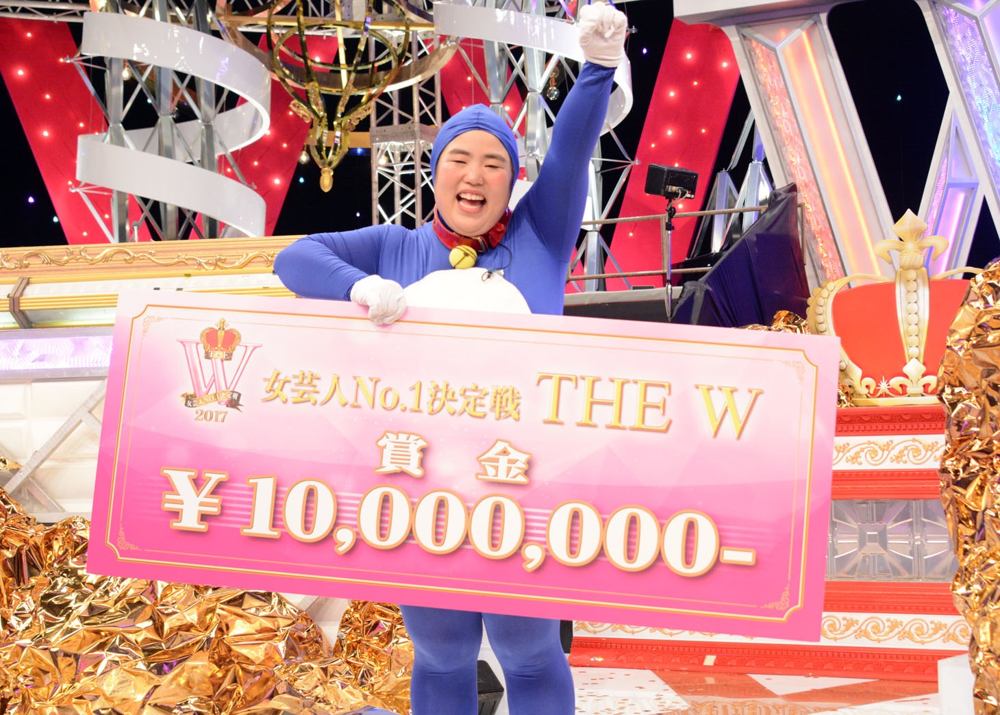 「女芸人No.1決定戦 THE W」初代王者に輝いたゆりやんレトリィバァ。