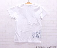 「漫画みたいにいかない。」Tシャツの白（裏面）。