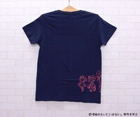 「漫画みたいにいかない。」Tシャツのネイビー（裏面）。