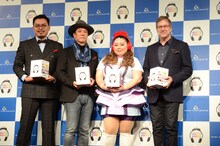 「ENGLISH JUKE BOX」のブランドアイコンに起用された渡辺直美（左から3人目）。