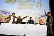 映画「カンフー・ヨガ」PRイベントのワンシーン。