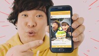 新CM「SNS映え」篇のワンシーン。