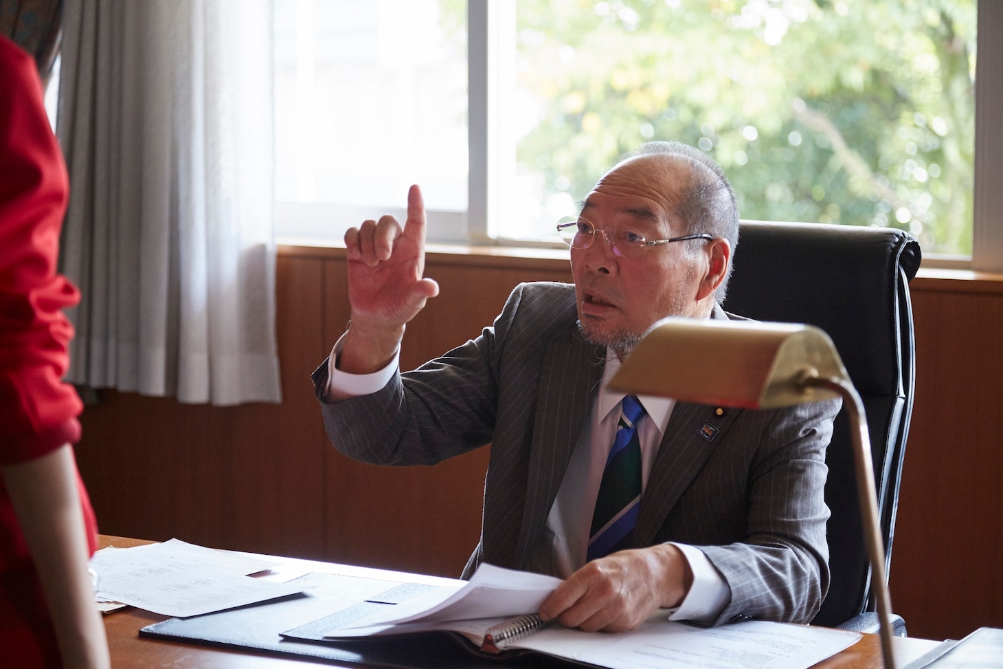 ガッツ石松演じる「スポーツ青空党」代表。