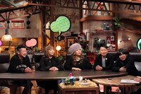 （左から）ケンドーコバヤシ、海原やすよ ともこ、雨上がり決死隊。(c)ABC