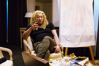 外国人画家のパトリック・ベイカー。