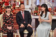 左から芦田愛菜、くりぃむしちゅー上田、福原愛。(c)日本テレビ