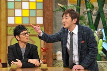 左からアンタッチャブル柴田、メッセンジャー黒田。(c)読売テレビ