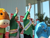 「有馬記念」PRイベントの様子。