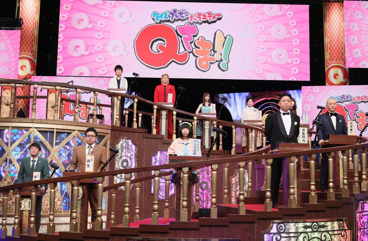 「Qさま!! 学力王No.1決定戦3時間SP」予選Aブロックの様子。(c)テレビ朝日