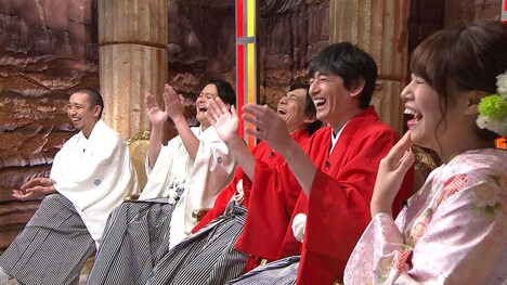 MCの千鳥、博多華丸・大吉（左から）。(c)テレビ東京