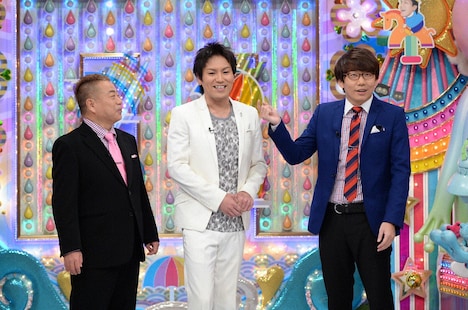 「マセキ3兄弟」の（左から）出川哲朗、狩野英孝、三四郎・小宮。(c)テレビ朝日