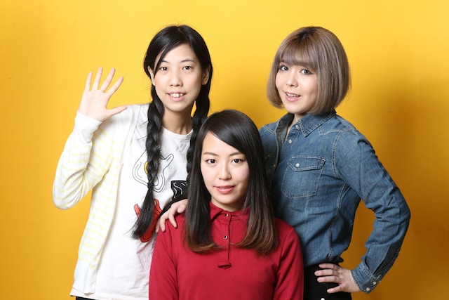 ぷらんくしょん。左からぐっち、やほし、ラティーン。