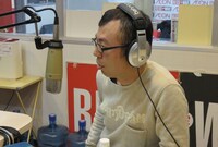 「アイパー滝沢のホゥ！リーナイト・フィーバー」初回収録の様子。