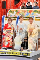 「痛快！明石家電視台 モー娘OG＆新喜劇芸人 正月だからぶっちゃけSP」のワンシーン。(c)MBS